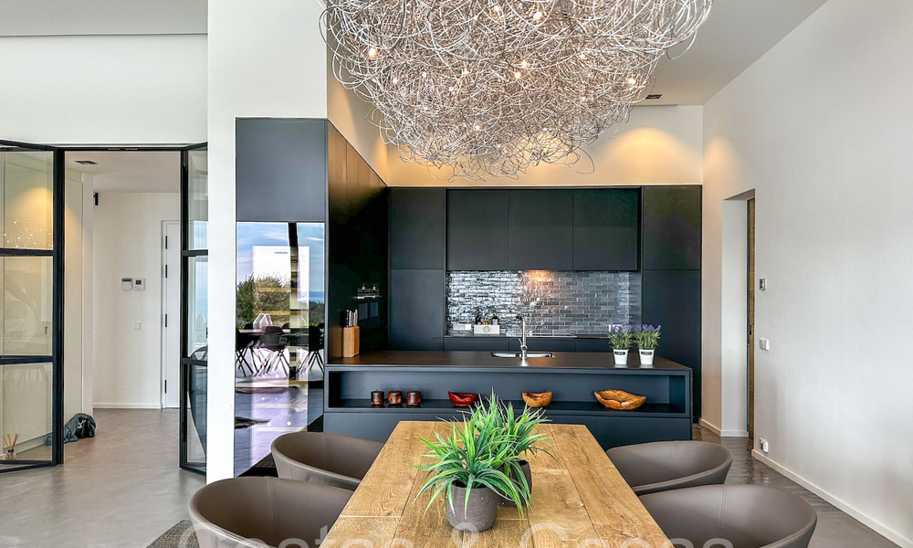 Ready to move in, single storey, minimalistic style, luxury villa for sale in a secure urbanization of Marbella - Benahavis 65469