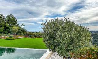 Ready to move in, single storey, minimalistic style, luxury villa for sale in a secure urbanization of Marbella - Benahavis 65482 