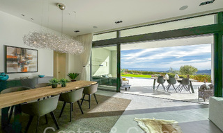 Ready to move in, single storey, minimalistic style, luxury villa for sale in a secure urbanization of Marbella - Benahavis 65491 