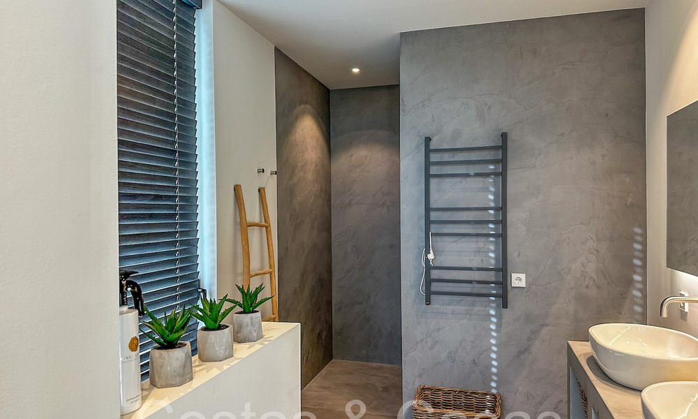 Ready to move in, single storey, minimalistic style, luxury villa for sale in a secure urbanization of Marbella - Benahavis 65495