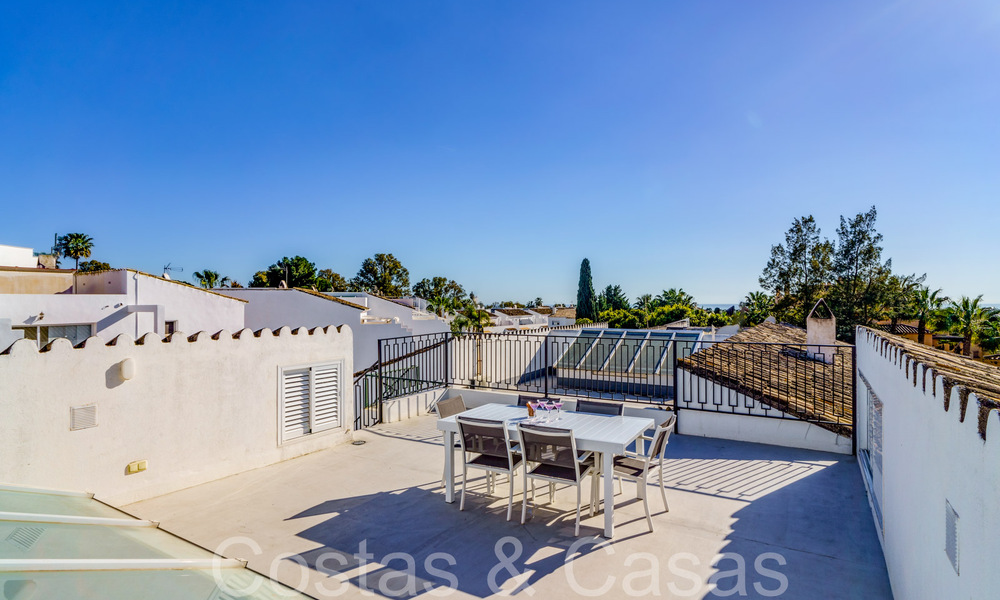 Modern renovated townhouse for sale on the New Golden Mile between Marbella and Estepona 65746