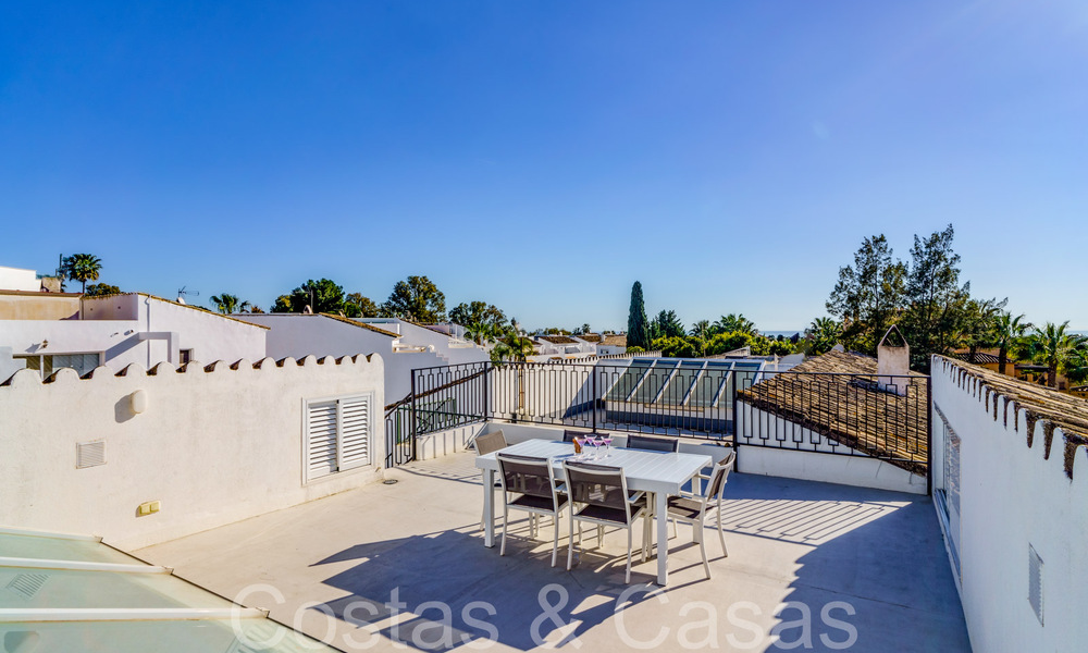 Modern renovated townhouse for sale on the New Golden Mile between Marbella and Estepona 65746
