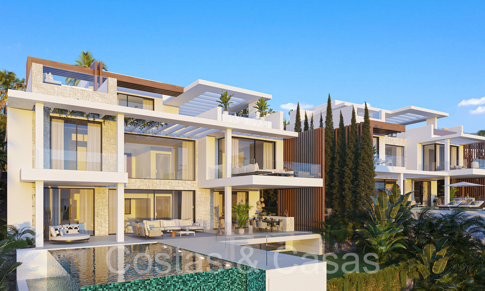 New on the market! 10 contemporary boutique villas for sale on the New Golden Mile between Marbella and Estepona 65286