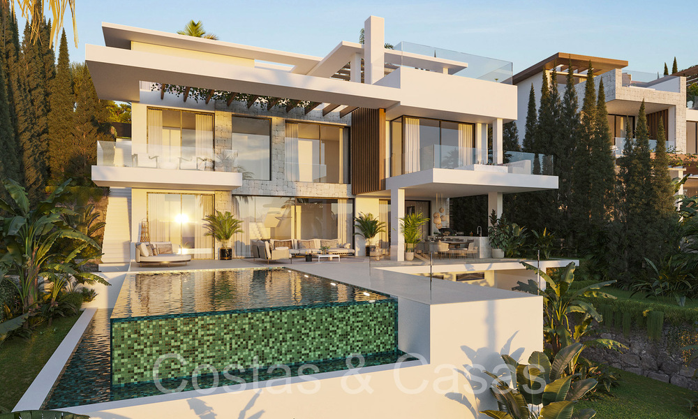 New on the market! 10 contemporary boutique villas for sale on the New Golden Mile between Marbella and Estepona 65319