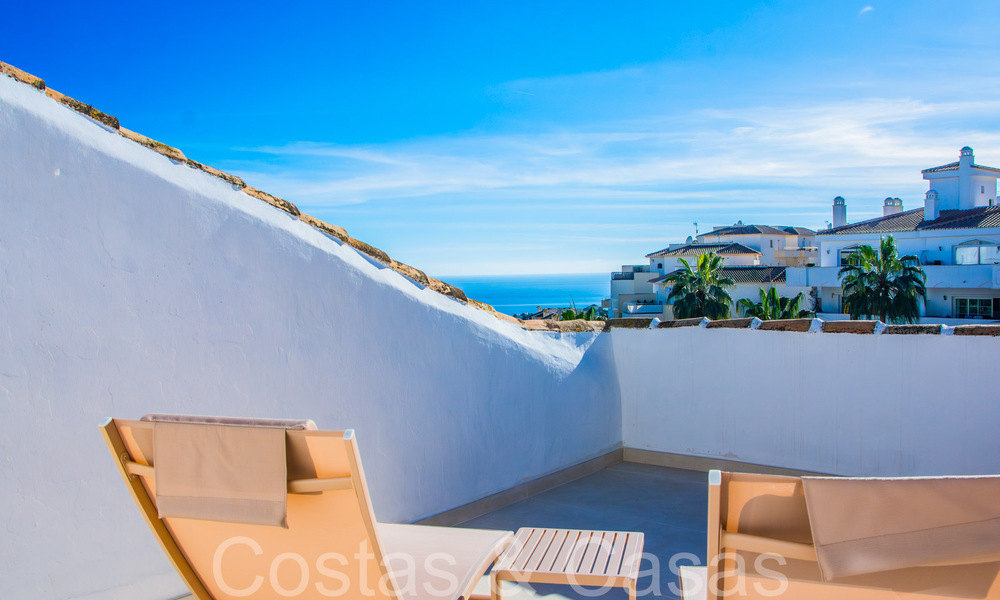 Contemporary renovated house with beautiful sea views for sale in Riviera del Sol, Mijas, Costa del Sol 65837