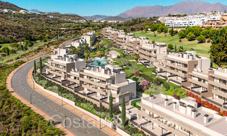 New build apartments with avant-garde design for sale, front line golf in Casares, Costa del Sol 65351 