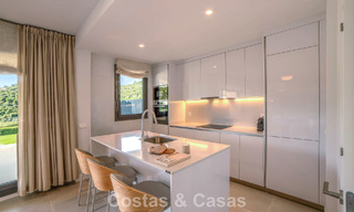 New build apartments with avant-garde design for sale, front line golf in Casares, Costa del Sol 798998 