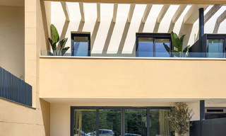 New build apartments with avant-garde design for sale, front line golf in Casares, Costa del Sol 799012 