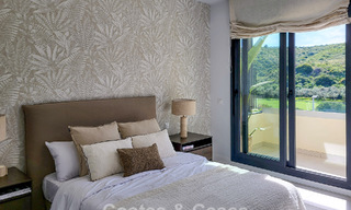 New build apartments with avant-garde design for sale, front line golf in Casares, Costa del Sol 799013 