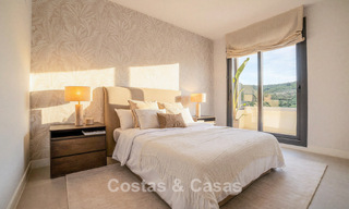 New build apartments with avant-garde design for sale, front line golf in Casares, Costa del Sol 799014 