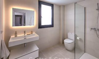 New build apartments with avant-garde design for sale, front line golf in Casares, Costa del Sol 799016 