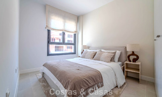 New build apartments with avant-garde design for sale, front line golf in Casares, Costa del Sol 799018 