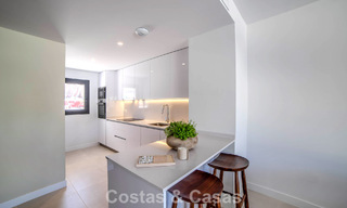 New build apartments with avant-garde design for sale, front line golf in Casares, Costa del Sol 799024 
