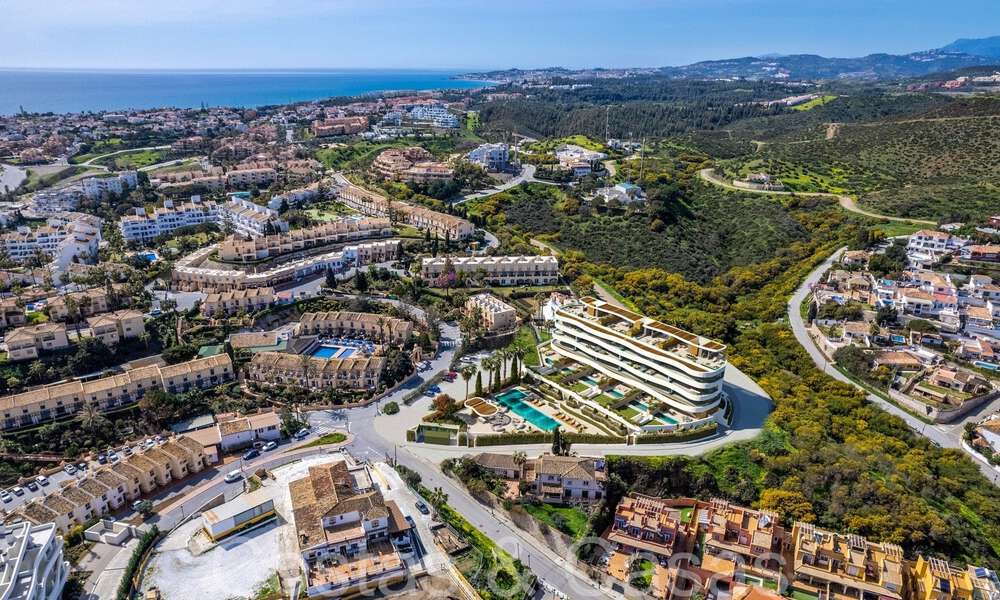 New, advanced luxury apartments for sale with panoramic sea views in Mijas, Costa del Sol 65540