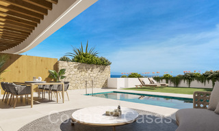 New, advanced luxury apartments for sale with panoramic sea views in Mijas, Costa del Sol 65541 