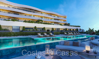 New, advanced luxury apartments for sale with panoramic sea views in Mijas, Costa del Sol 65543 