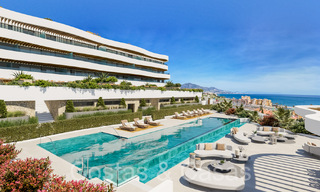 New, advanced luxury apartments for sale with panoramic sea views in Mijas, Costa del Sol 65544 