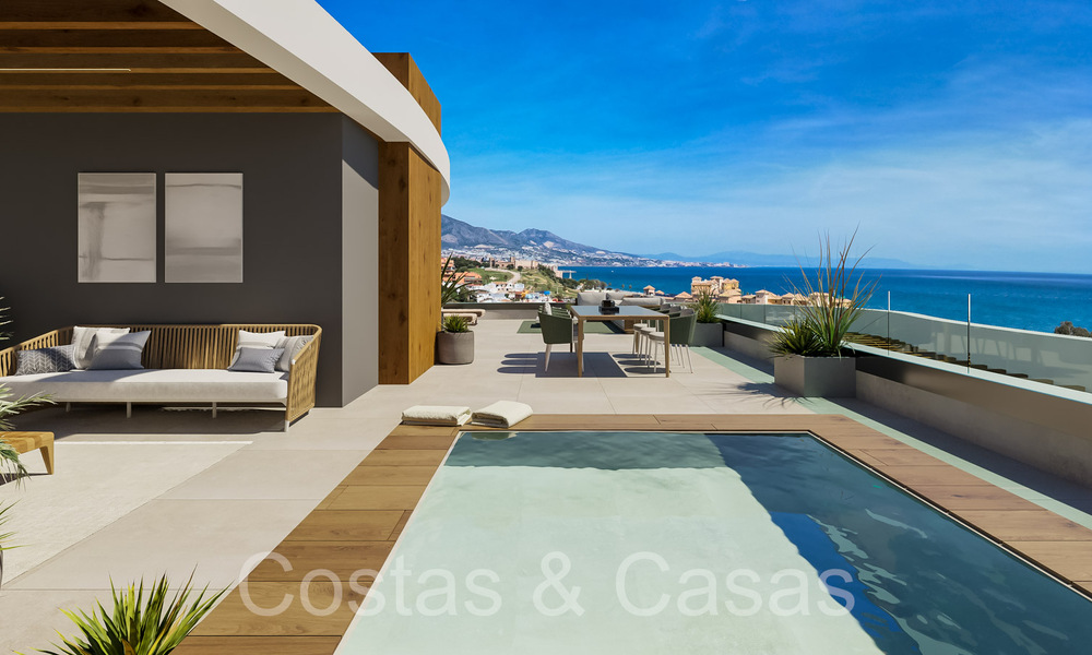 New, advanced luxury apartments for sale with panoramic sea views in Mijas, Costa del Sol 65546