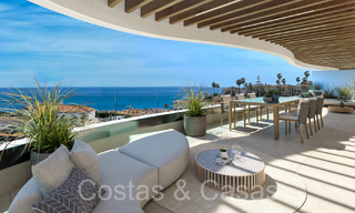 New, advanced luxury apartments for sale with panoramic sea views in Mijas, Costa del Sol 65548 