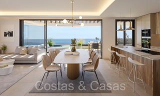 New, advanced luxury apartments for sale with panoramic sea views in Mijas, Costa del Sol 65549 