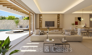 New, advanced luxury apartments for sale with panoramic sea views in Mijas, Costa del Sol 65550 