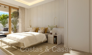 New, advanced luxury apartments for sale with panoramic sea views in Mijas, Costa del Sol 65551 
