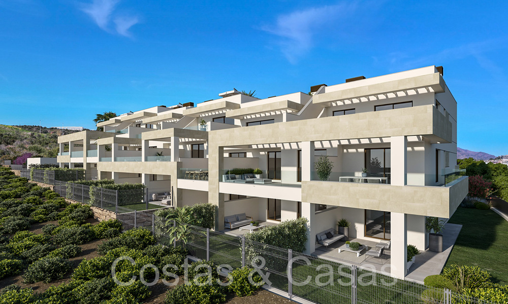 Contemporary new-build apartments for sale within walking distance of the beach and sea views, near Estepona centre 65558