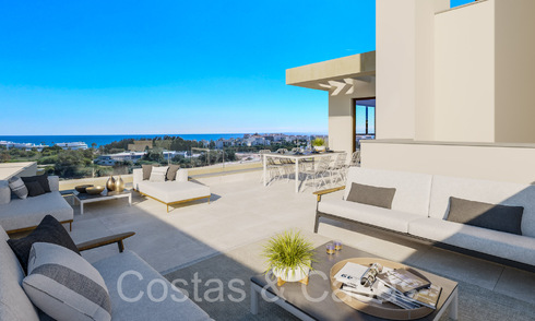 Contemporary new-build apartments for sale within walking distance of the beach and sea views, near Estepona centre 65563