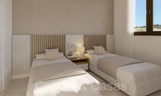 Contemporary new-build apartments for sale within walking distance of the beach and sea views, near Estepona centre 65565 