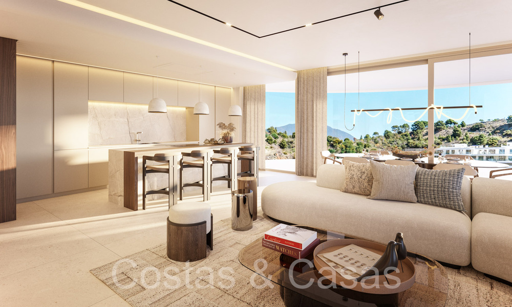 New, exclusive apartments for sale with breathtaking sea views in Benahavis - Marbella 66011
