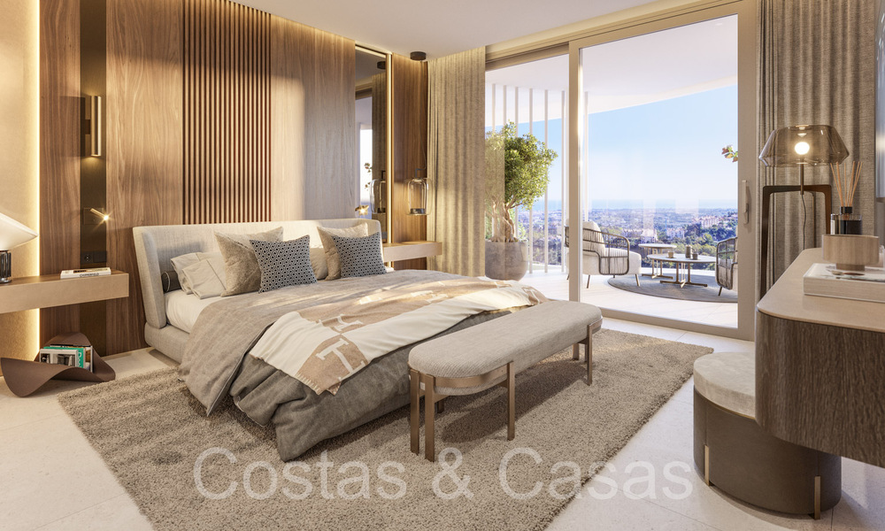 New, exclusive apartments for sale with breathtaking sea views in Benahavis - Marbella 66023