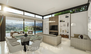 Off-plan architectural new build villa for sale in the hills of Mijas Pueblo, Costa del Sol 779969 