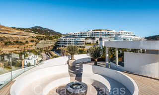Exclusive innovative penthouse with panoramic sea, golf and mountain views for sale in Benahavis - Marbella 65878 