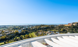 Exclusive innovative penthouse with panoramic sea, golf and mountain views for sale in Benahavis - Marbella 65880 