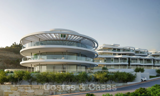 Exclusive innovative penthouse with panoramic sea, golf and mountain views for sale in Benahavis - Marbella 65988 