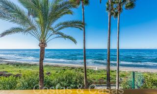 Spacious apartment for sale in a gated beach complex with unobstructed sea views east of Marbella centre 66052 