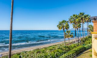 Spacious apartment for sale in a gated beach complex with unobstructed sea views east of Marbella centre 66054 