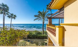 Spacious apartment for sale in a gated beach complex with unobstructed sea views east of Marbella centre 66057 