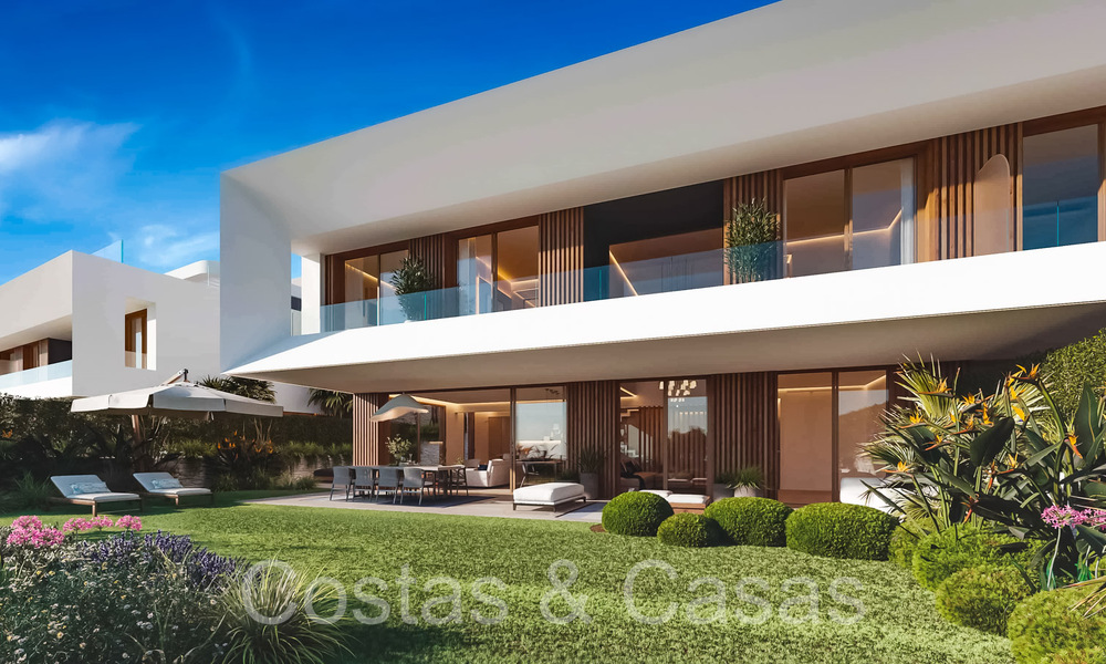 Modern, new semi-detached homes for sale in a boutique complex, on the New Golden Mile between Marbella and Estepona 66235