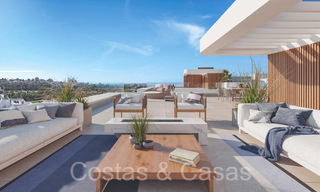 Modern, new semi-detached homes for sale in a boutique complex, on the New Golden Mile between Marbella and Estepona 66241 
