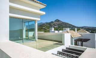 Ready to move in, brand new 3 bedroom penthouse for sale with sea views in a gated resort in Benahavis - Marbella 66216 