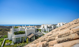 Ready to move in, brand new 3 bedroom penthouse for sale with sea views in a gated resort in Benahavis - Marbella 66232 