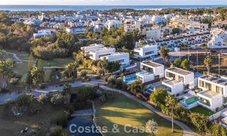 Ready to move in, modern luxury villa for sale adjacent to the golf course on the New Golden Mile, Marbella - Estepona 66428 