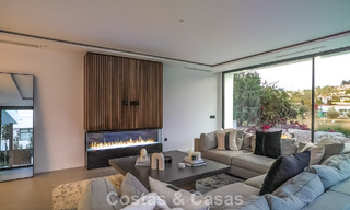 Ready to move in, modern luxury villa for sale adjacent to the golf course on the New Golden Mile, Marbella - Estepona 66429 