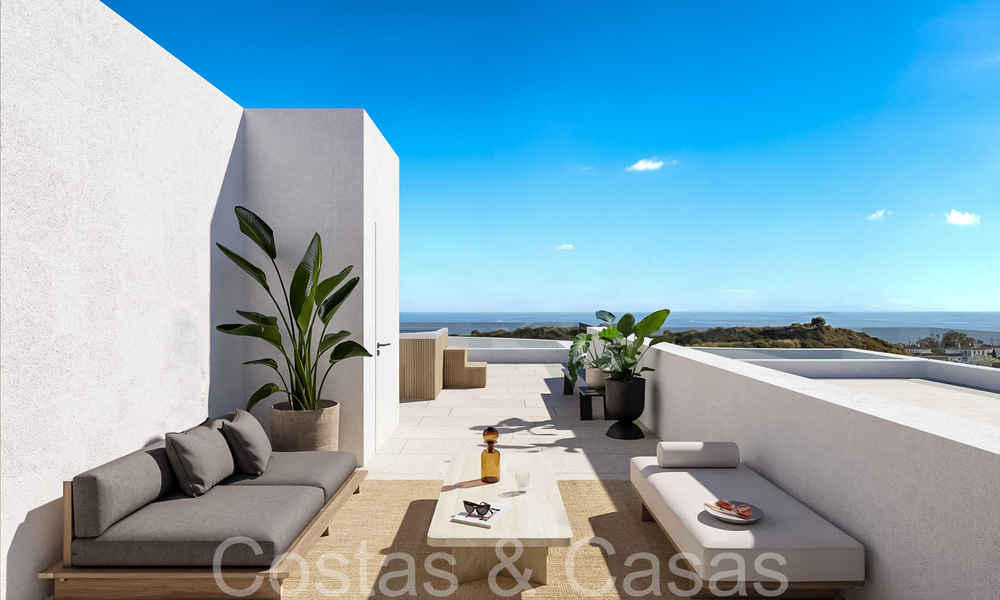 New, energy efficient modern homes with sea views for sale in Mijas, Costa del Sol 66443