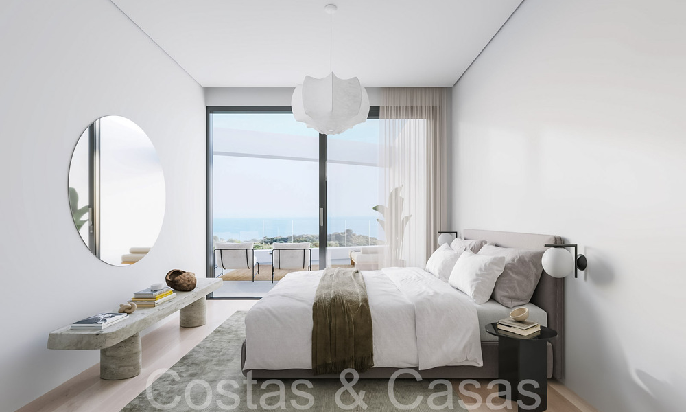 New, energy efficient modern homes with sea views for sale in Mijas, Costa del Sol 66448