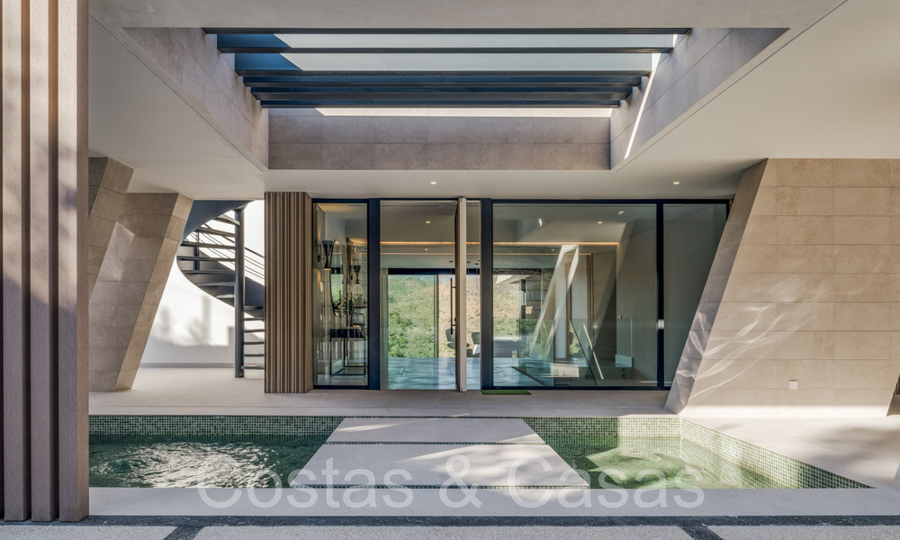 New, architectural villa for sale in a secure urbanization in Marbella - Benahavis 66489