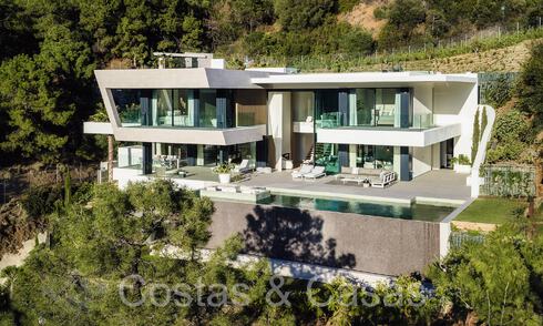 New, architectural villa for sale in a secure urbanization in Marbella - Benahavis 66521