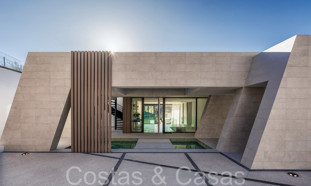 New, architectural villa for sale in a secure urbanization in Marbella - Benahavis 66525