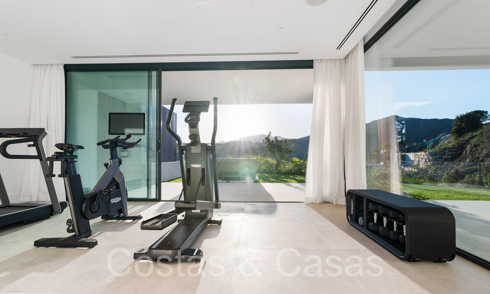 New, architectural villa for sale in a secure urbanization in Marbella - Benahavis 66536